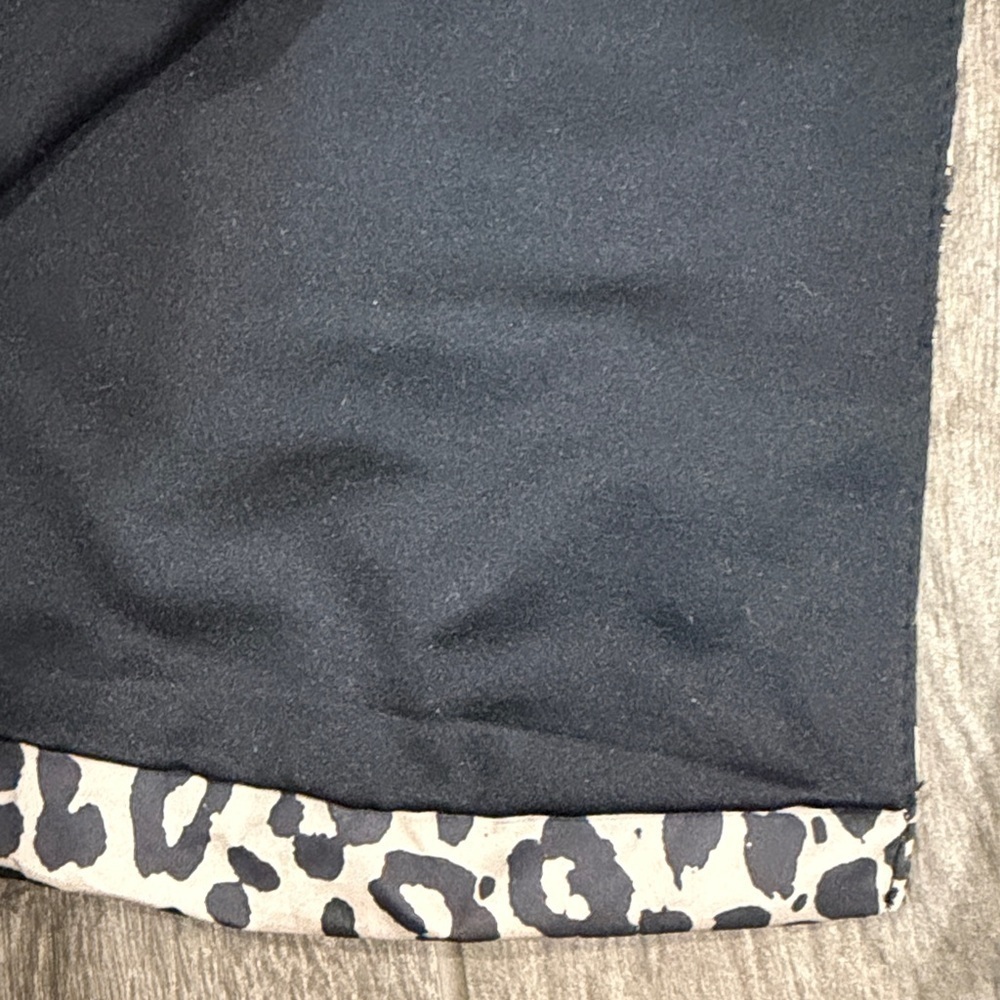 Dana Buchman Leopard Print Lined Belted Trench Coat - Picture 3 of 5